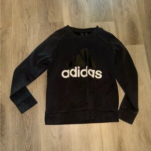 Adidas Black Crewneck Sweatshirt